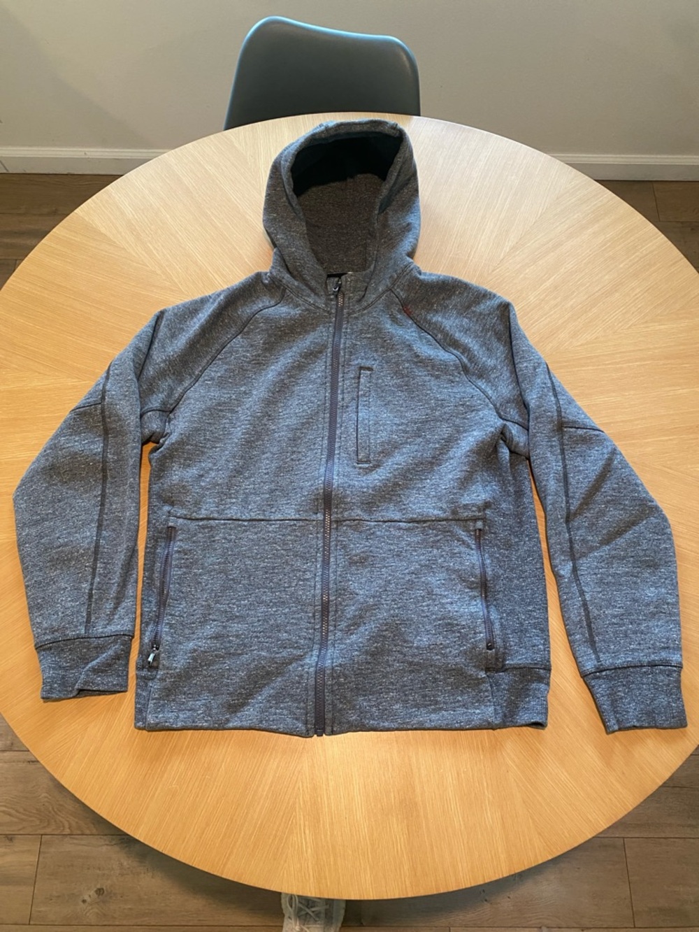 Lululemon Heather Gray Full-Zip Hoodie Jacket
